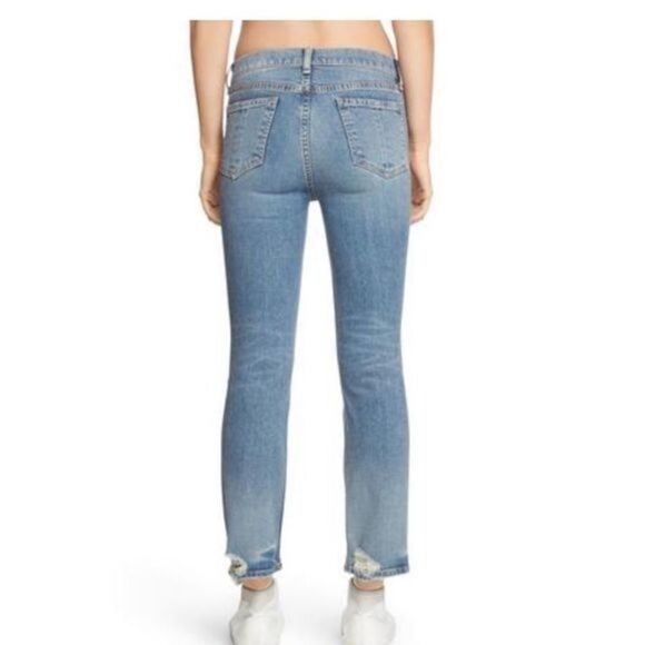 Rag & Bone 10‎ inch stove pipe straight jeans 28 - Picture 3 of 8